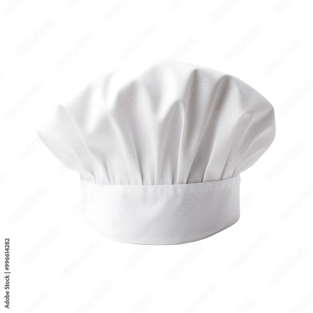 white toque chef hat on transparent background white toque chef hat on transparent background