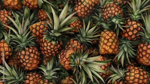 Pineapple background 