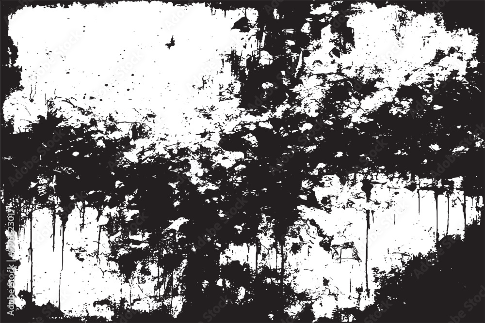 Black and White Grunge Texture with Scratches and Streaks - Abstract Monochrome Background Black and White Grunge Texture with Scratches and Streaks - Abstract Monochrome Background