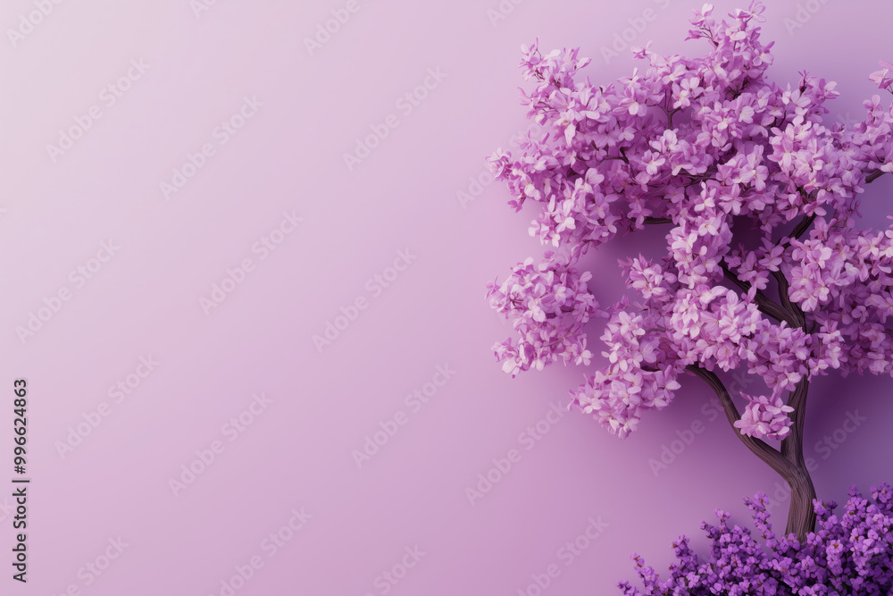 Pastel wallpaper with flowers that are perfectly balanced.
