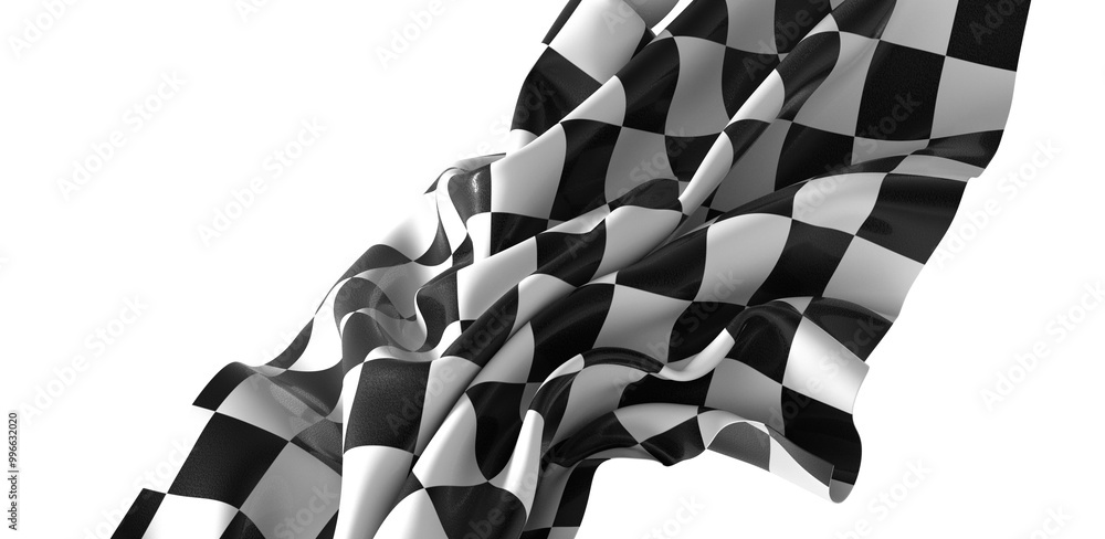 Naklejka premium Checkered flag, race flag background