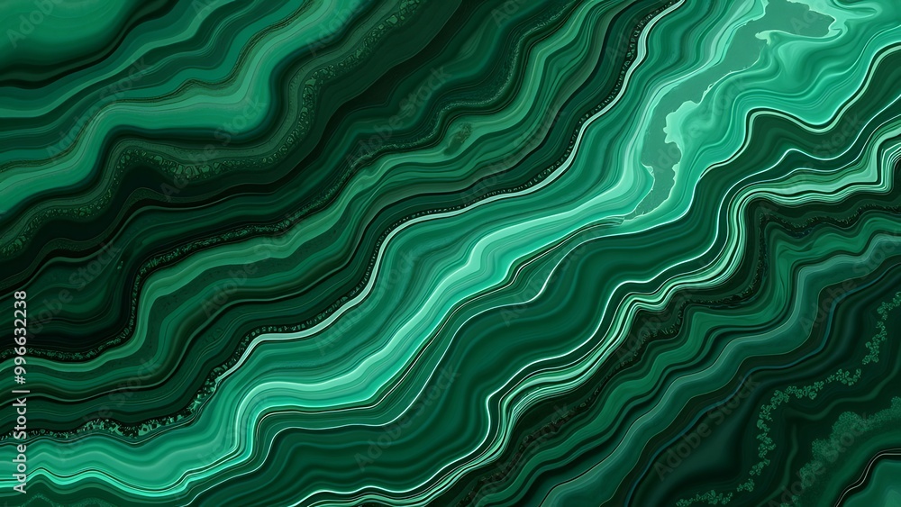 Rich emerald green and deep forest tones swirl together in this liquid marble design, creating a luxurious and captivating pattern, perfect for adding a touch of elegance to any decor. Rich emerald green and deep forest tones swirl together in this liquid marble design, creating a luxurious and captivating pattern, perfect for adding a touch of elegance to any decor.