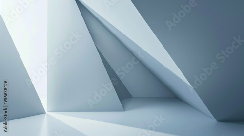 Grey Architecture Background, Generative AI Illustration