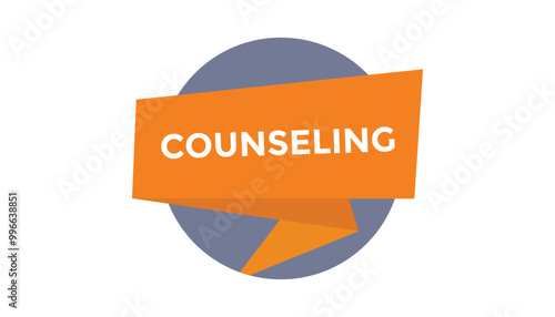 counseling button web banner templates. Vector Illustration 
