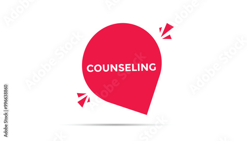 counseling button web banner templates. Vector Illustration 
