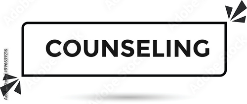 counseling button web banner templates. Vector Illustration 
