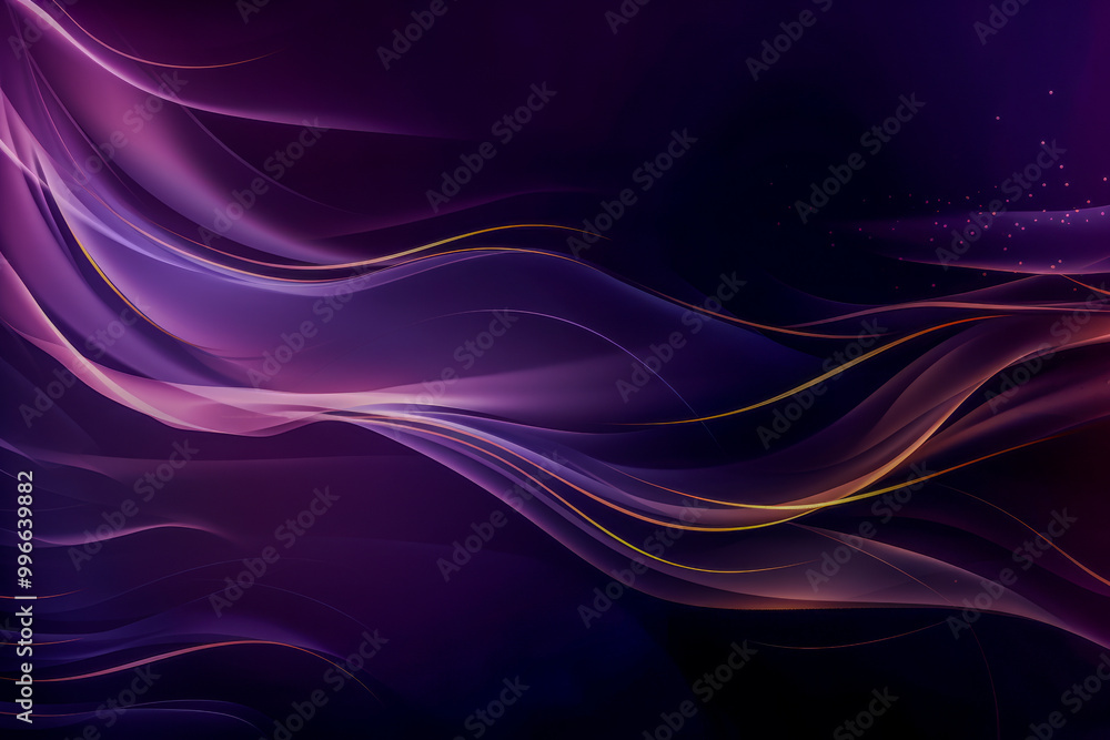 Dynamic image featuring flowing purple and gold light waves against a dark background, creating a sense of movement and energy Dynamic image featuring flowing purple and gold light waves against a dark background, creating a sense of movement and energy