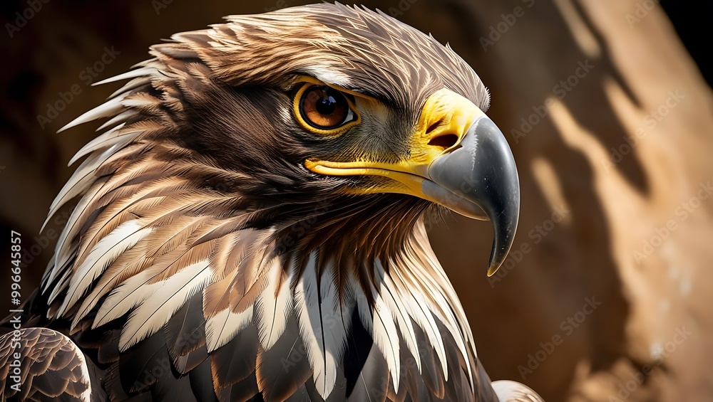 Capture the untamed beauty of nature with this stunning close-up of an eagle’s face in the wild. The intense gaze of the eagle, with its sharp, fierce eyes Capture the untamed beauty of nature with this stunning close-up of an eagle’s face in the wild. The intense gaze of the eagle, with its sharp, fierce eyes