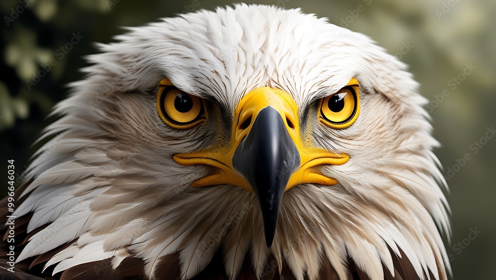 Capture the untamed beauty of nature with this stunning close-up of an eagle’s face in the wild. The intense gaze of the eagle, with its sharp, fierce eyes Capture the untamed beauty of nature with this stunning close-up of an eagle’s face in the wild. The intense gaze of the eagle, with its sharp, fierce eyes
