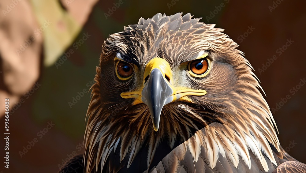 Capture the untamed beauty of nature with this stunning close-up of an eagle’s face in the wild. The intense gaze of the eagle, with its sharp, fierce eyes Capture the untamed beauty of nature with this stunning close-up of an eagle’s face in the wild. The intense gaze of the eagle, with its sharp, fierce eyes