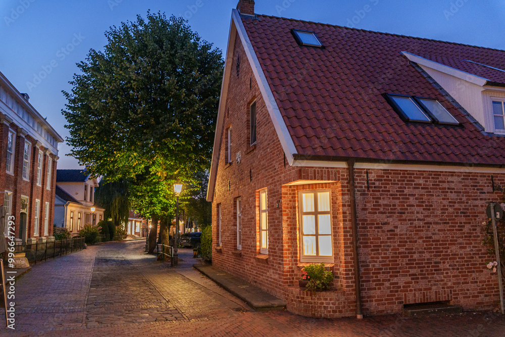 Der idyllische Ort Greetsiel an der Nordsee Der idyllische Ort Greetsiel an der Nordsee