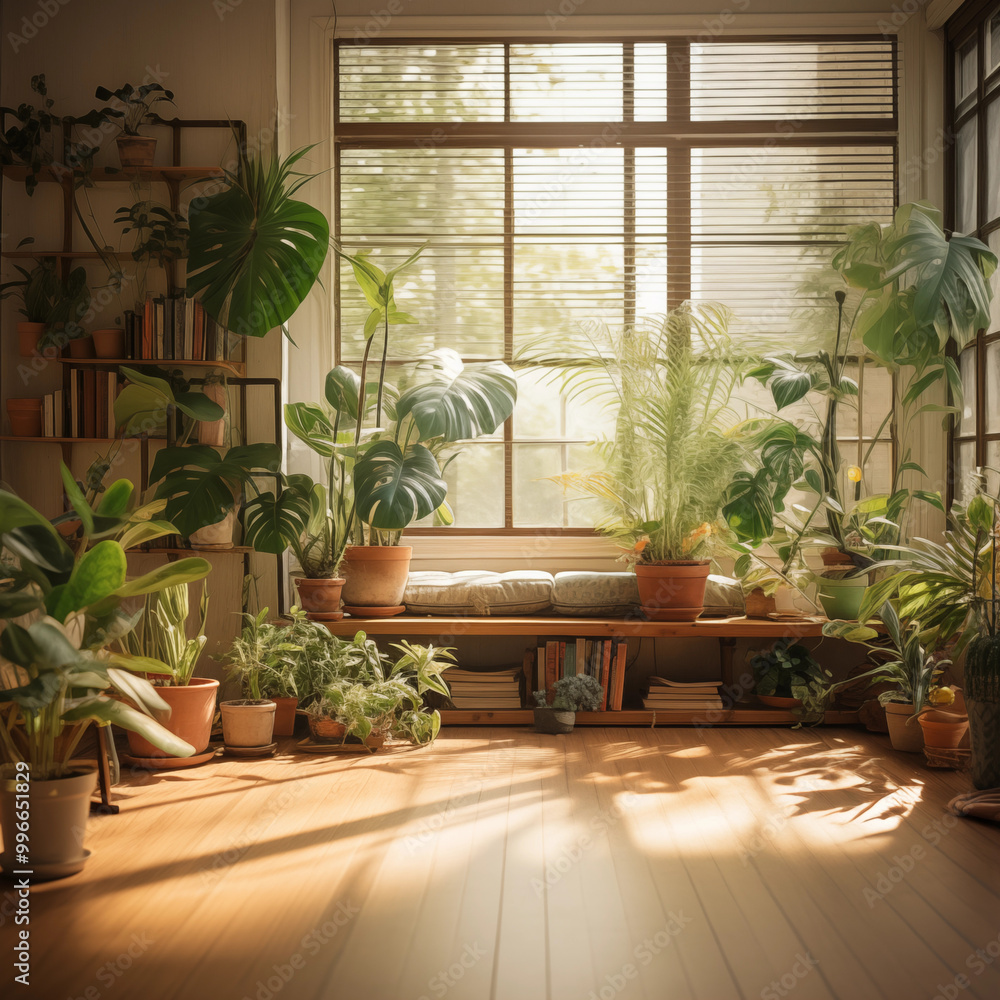 A SUNLIT natural living room A SUNLIT natural living room