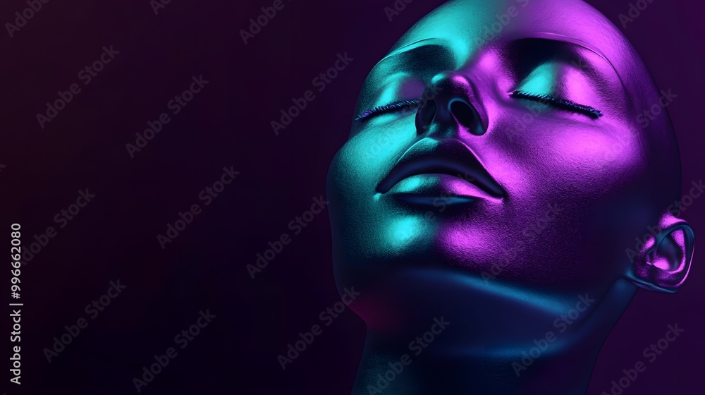 Art, Female Face on Black Background, 3D Robot Style, Abstract Image, Texture, Pattern Background, Wallpaper, Cover and Screen of Smartphone, PC, Laptop, 9:16 and 16:9 Format Art, Female Face on Black Background, 3D Robot Style, Abstract Image, Texture, Pattern Background, Wallpaper, Cover and Screen of Smartphone, PC, Laptop, 9:16 and 16:9 Format