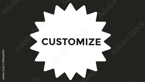 customize button web banner templates. Vector Illustration 

