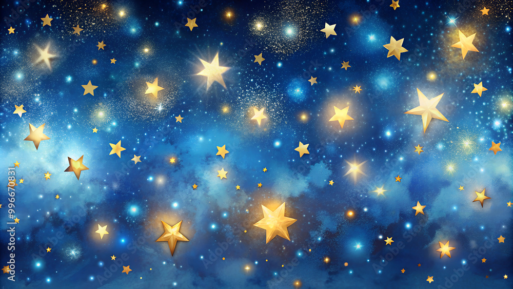 Starry Night Sky Background. Starry Night Sky Background.