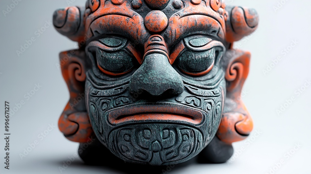 Intricate Carved Tribal Mask: Ancient Ritual and Symbolism Intricate Carved Tribal Mask: Ancient Ritual and Symbolism