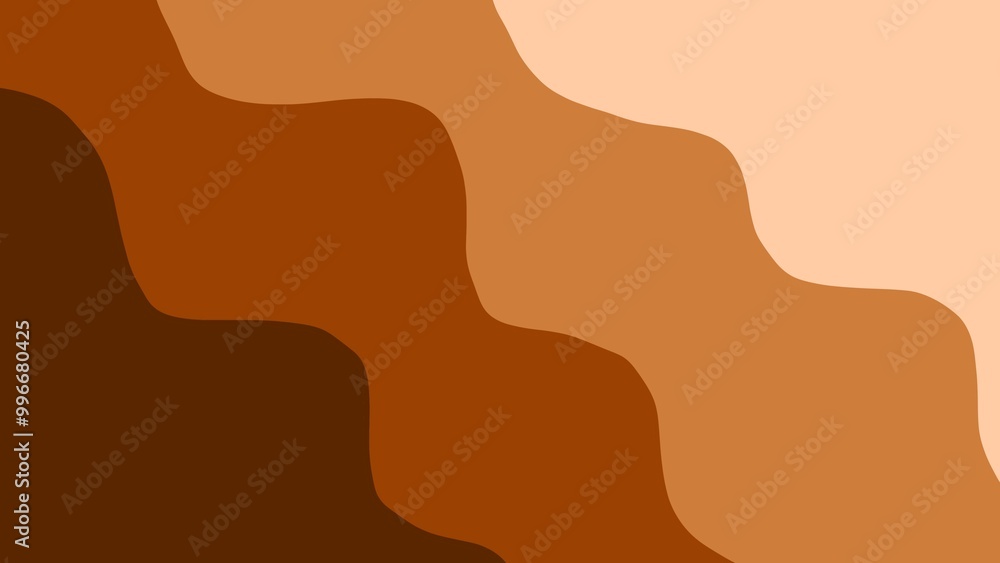 Brown wave abstract pattern background Brown wave abstract pattern background