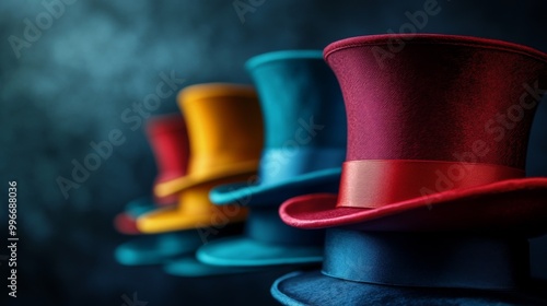 Minimalist background: Vintage-inspired Mad Hatter illustration featuring a tea party, green bottle, and fairy tale mushrooms, designed for whimsical party banners or cards.

