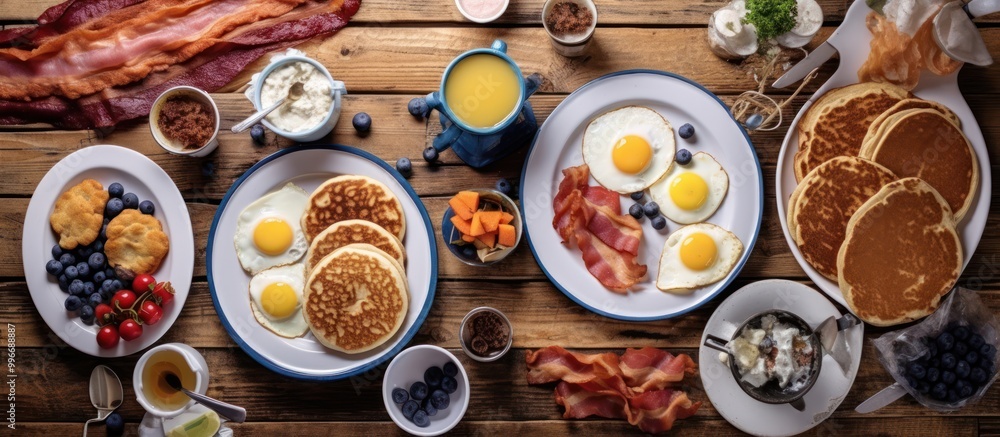 A Delicious and Abundant Breakfast Spread A Delicious and Abundant Breakfast Spread