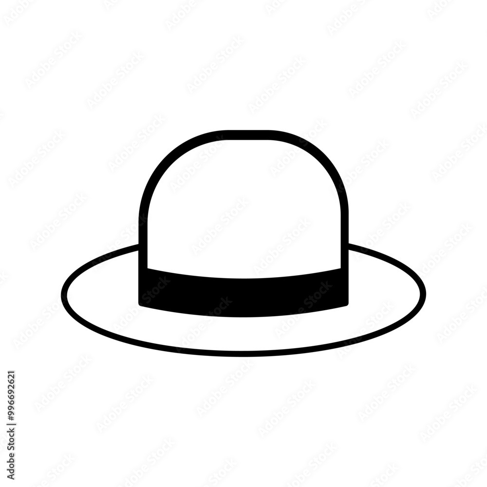 Cowboy hat icon vector logo symbol illustration Cowboy hat icon vector logo symbol illustration