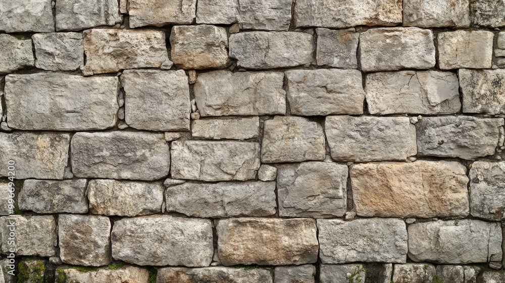 Aged stone wall featuring natural tan and grey limestone creating a beautifully weathered backdrop ideal for travel themes related to ancient ruins Aged stone wall featuring natural tan and grey limestone creating a beautifully weathered backdrop ideal for travel themes related to ancient ruins