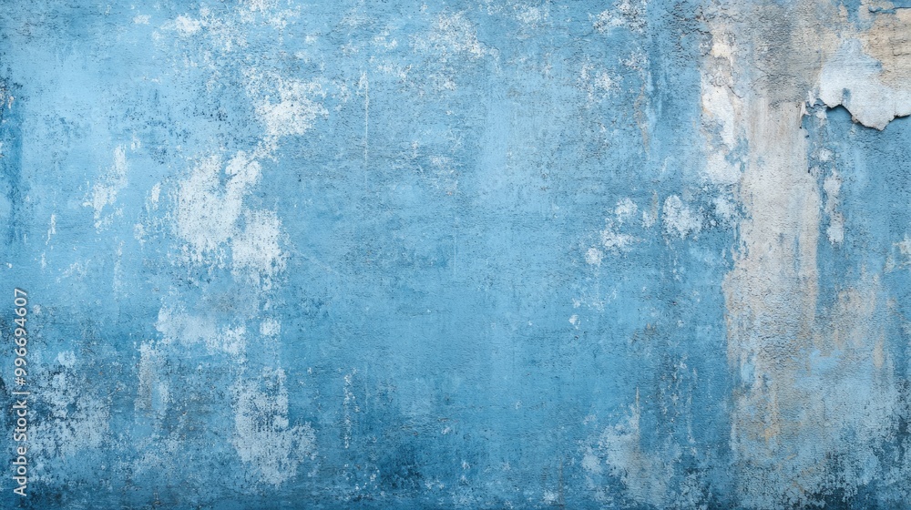 Blue textured grunge background featuring a cement or concrete wall ideal for studio use and banners Blue textured grunge background featuring a cement or concrete wall ideal for studio use and banners