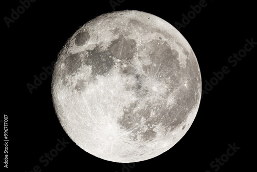 Full moon telescope. 1200mm. Real image