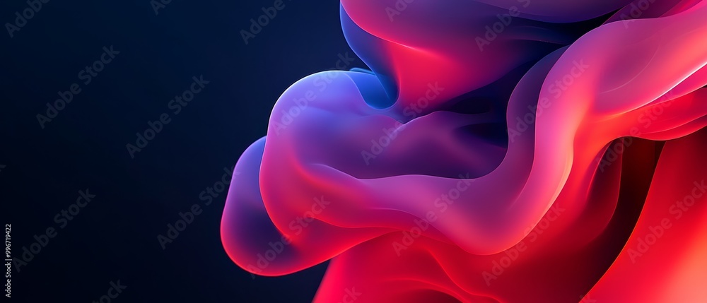 A detailed view of a cell phone's back showcasing a red and blue design A detailed view of a cell phone's back showcasing a red and blue design