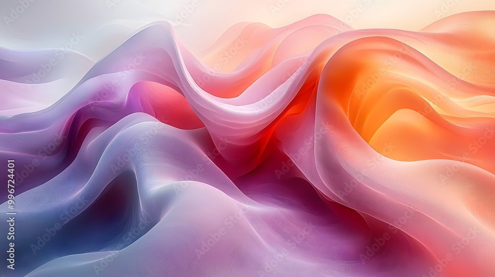 Soft Gradient Abstract Digital Artwork Soft Gradient Abstract Digital Artwork