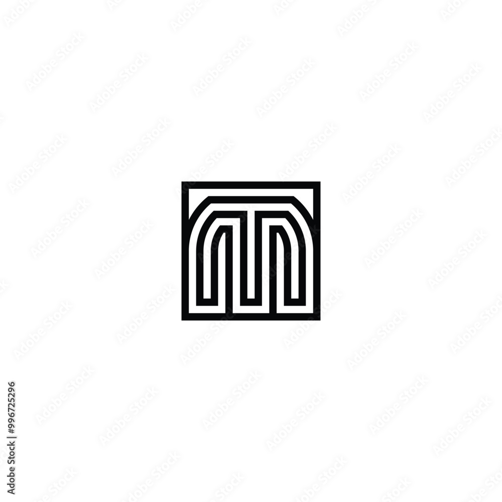 Alphabet letters Initials Monogram logo MT TM Alphabet letters Initials Monogram logo MT TM