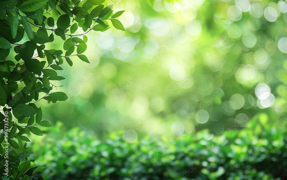 Green bokeh background from nature forest out of focus Green bokeh background from nature forest out of focus