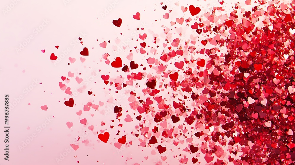 Bold Red Heart Brush Stroke - Expressive Love Art on White Background Bold Red Heart Brush Stroke - Expressive Love Art on White Background