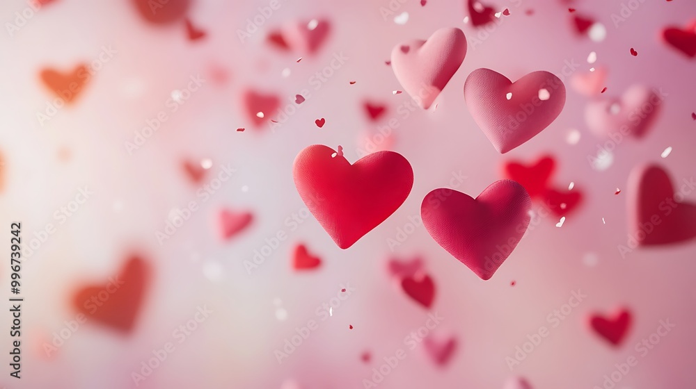 Bold Red Heart Brush Stroke - Expressive Love Art on White Background Bold Red Heart Brush Stroke - Expressive Love Art on White Background