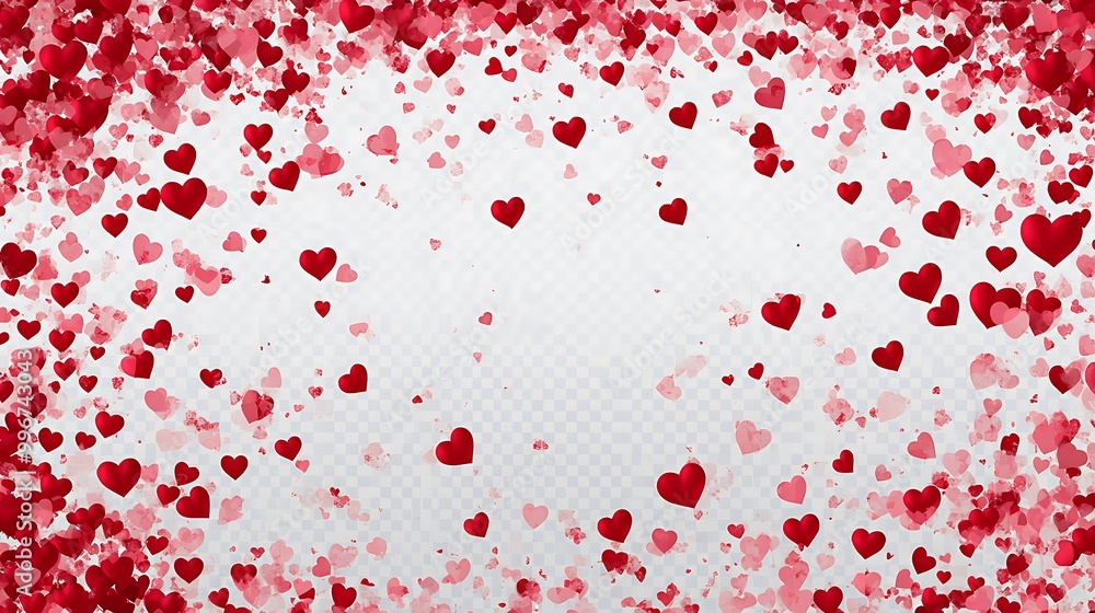 Bold Red Heart Brush Stroke - Expressive Love Art on White Background Bold Red Heart Brush Stroke - Expressive Love Art on White Background