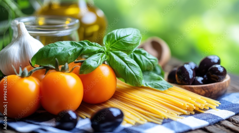 The Fresh Ingredients for Pasta The Fresh Ingredients for Pasta