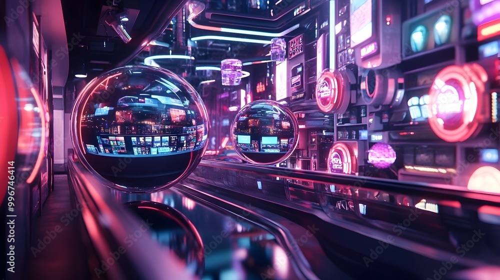 Cyber Monday E commerce Extravaganza featuring Dynamic Product Carousels Holographic Cashier Stations and Streamlined Logistics Hubs in a Retrofuturistic Cinematic Metropolis Cyber Monday E commerce Extravaganza featuring Dynamic Product Carousels Holographic Cashier Stations and Streamlined Logistics Hubs in a Retrofuturistic Cinematic Metropolis
