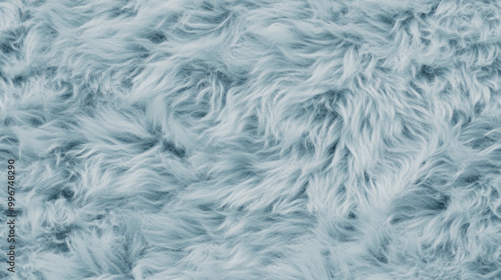 This seamless pattern showcases a luxurious long wavy gray fur texture, perfect for product display with an elegant, photorealistic look SEAMLESS PATTERN This seamless pattern showcases a luxurious long wavy gray fur texture, perfect for product display with an elegant, photorealistic look SEAMLESS PATTERN