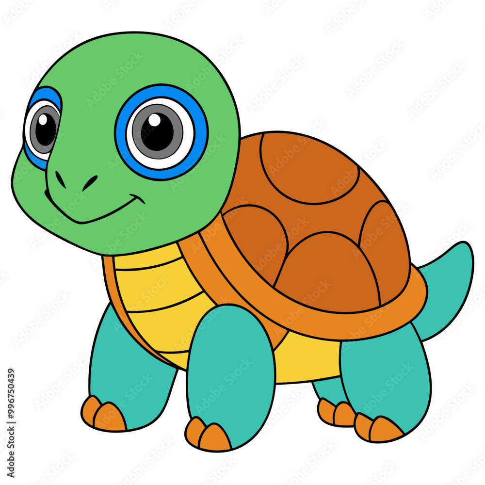 Fototapeta premium turtle cartoon