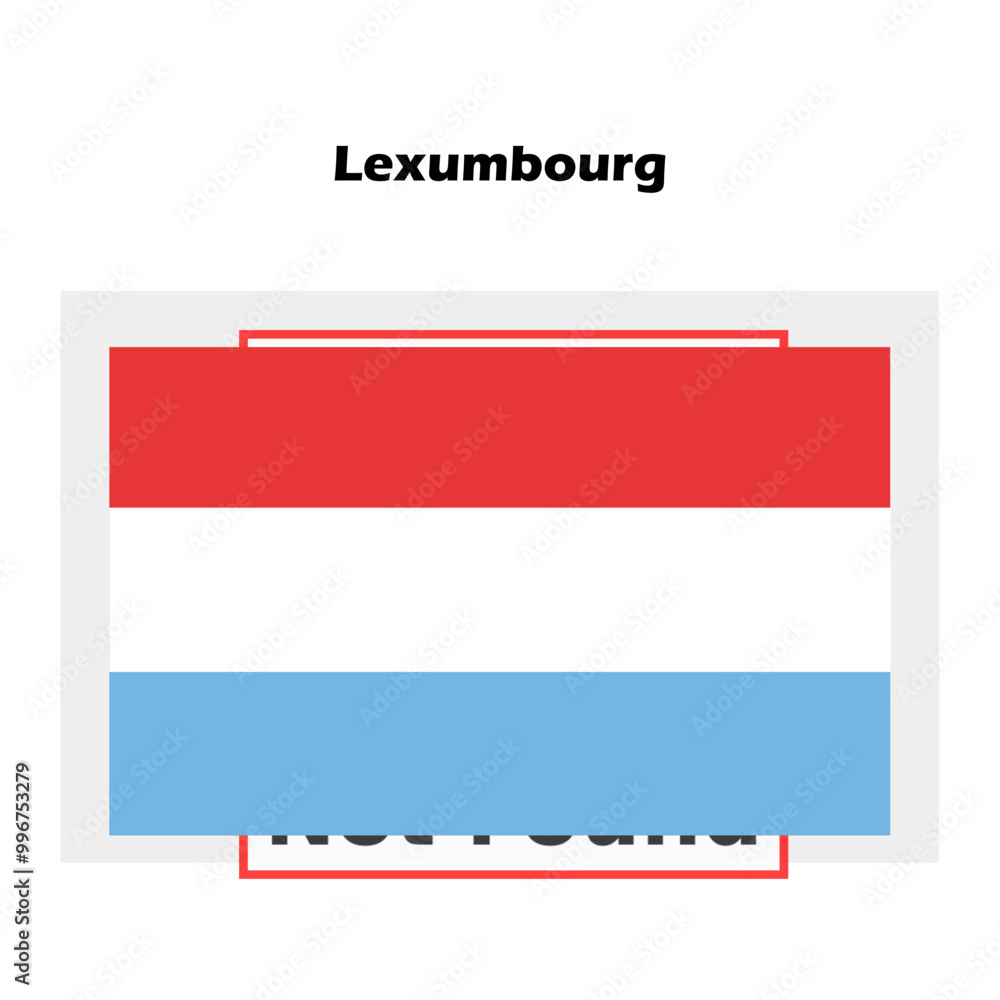 Lexumbourg flag single isolated vector icon Lexumbourg flag single isolated vector icon