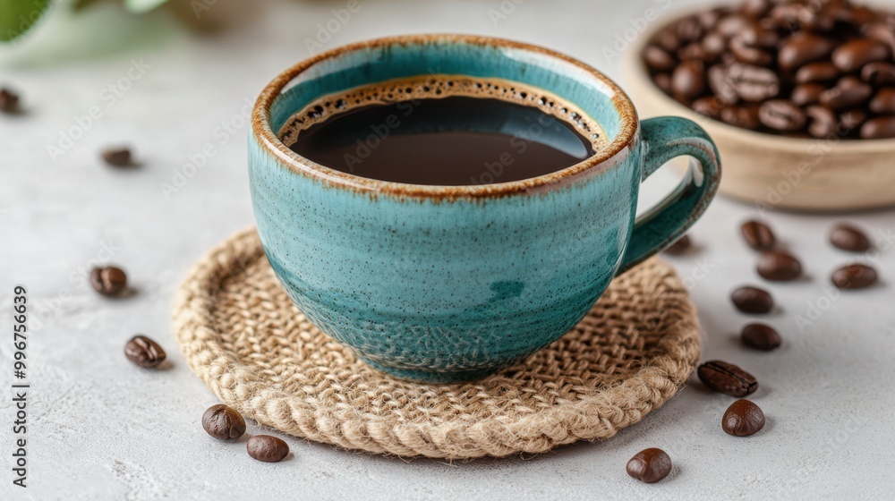 The Coffee Cup and Beans The Coffee Cup and Beans