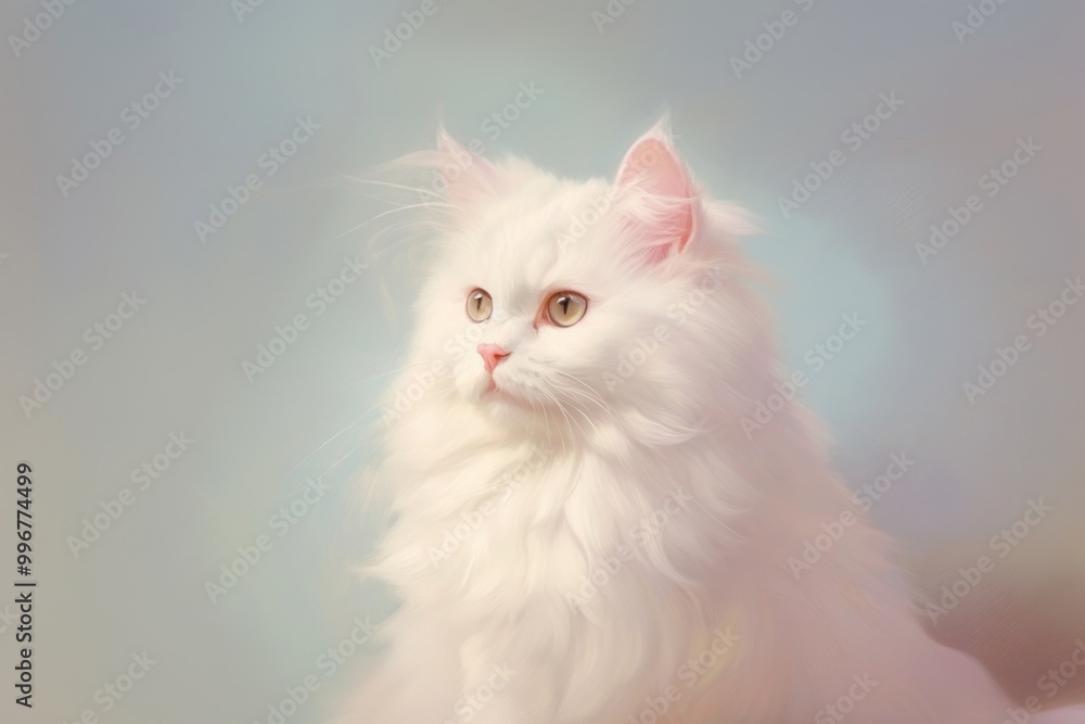 Close up pale lovely pet angora animal mammal. Close up pale lovely pet angora animal mammal.