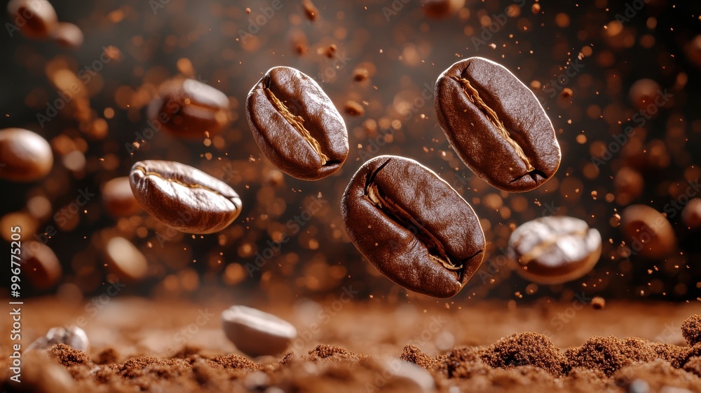 The Floating Coffee Beans The Floating Coffee Beans