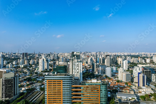Vista aérea do bairro de Santana em São Paulo Brasil