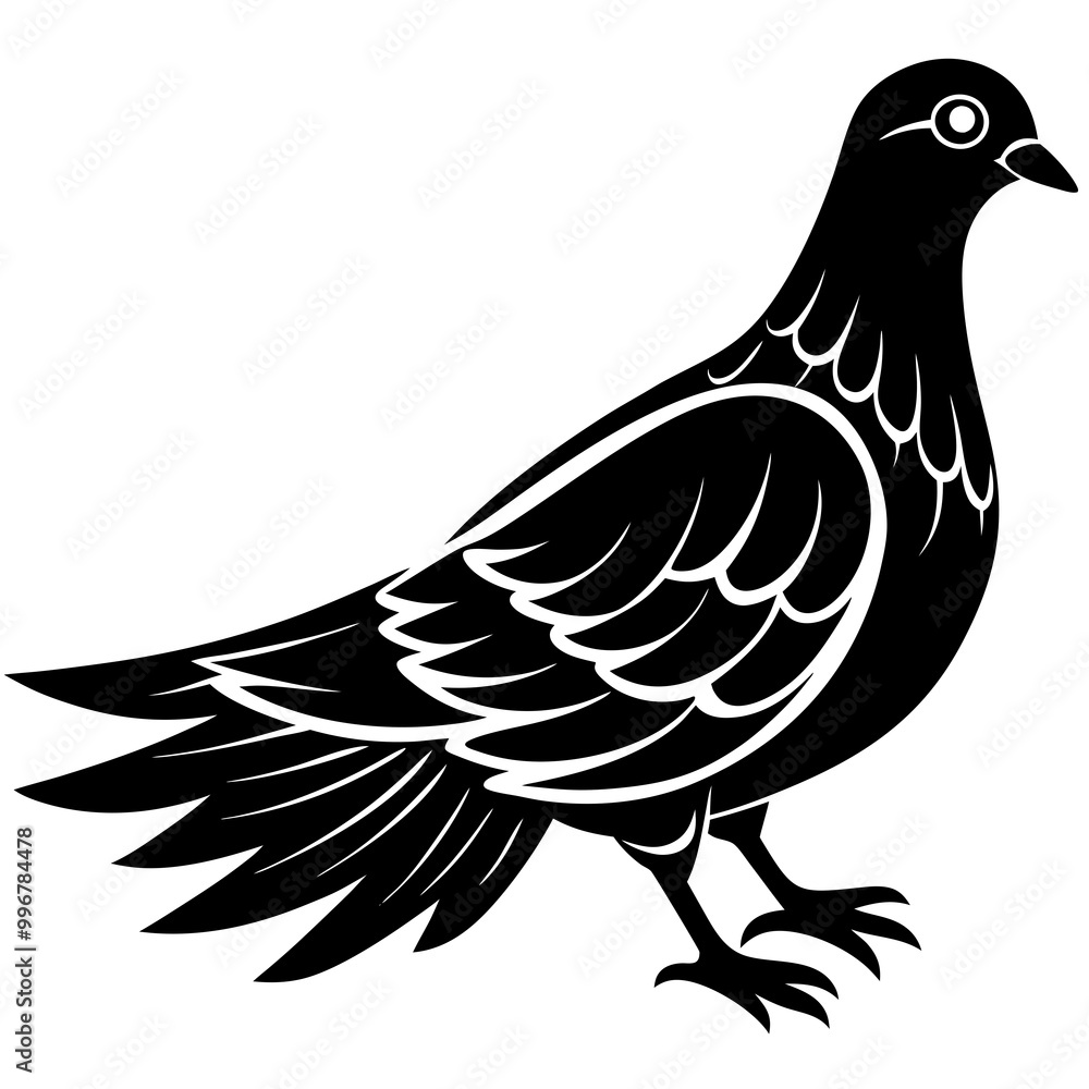 Obraz premium dove isolated on white