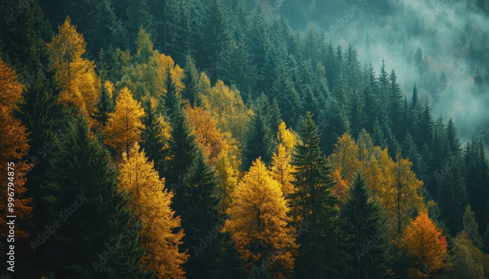 National park with vibrant trees, serene outdoor atmosphere. National park with vibrant trees, serene outdoor atmosphere.