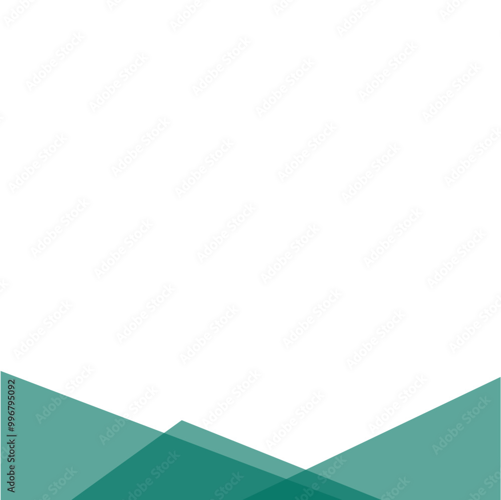 Obraz premium Geometric Bottom Page Border