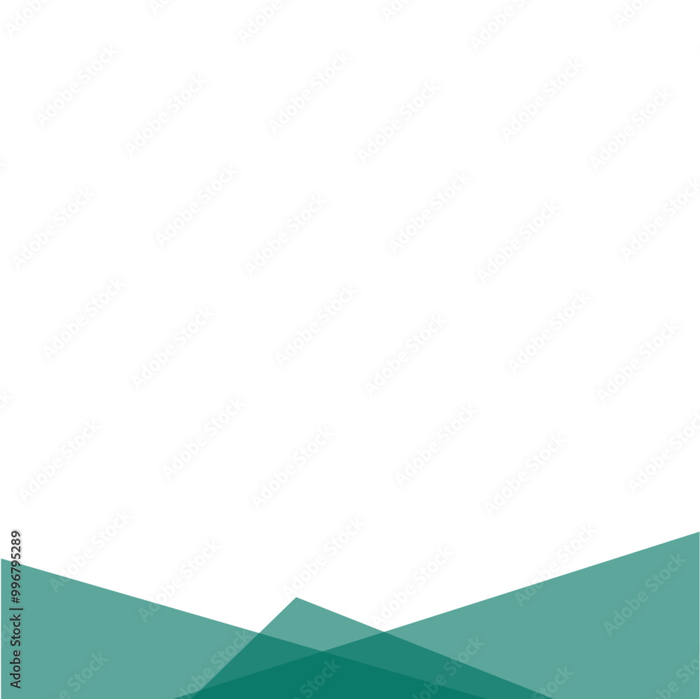 Obraz premium Geometric Bottom Page Border