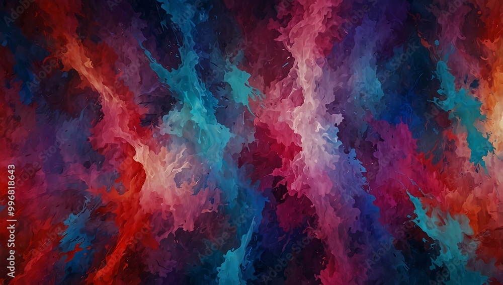 Abstract colorful background in red, blue, pink, and purple. Abstract colorful background in red, blue, pink, and purple.