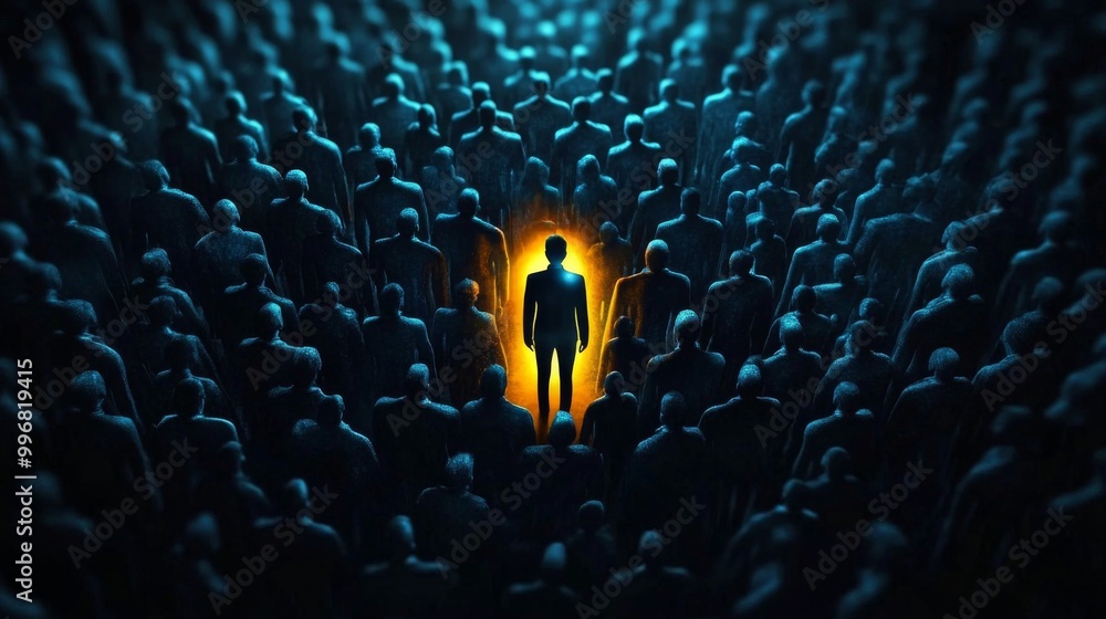 Obraz premium Self-Promotion: Standing Out in a Crowded Environment