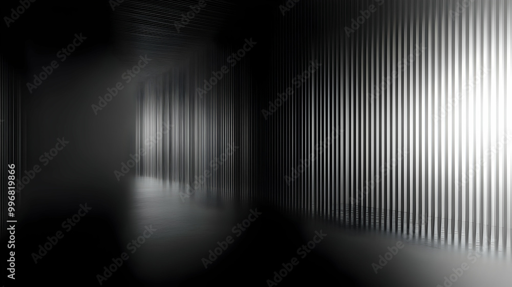 Dark Empty Room with Vertical Lines Background Animation Loop Dark Empty Room with Vertical Lines Background Animation Loop